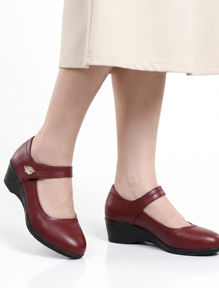 Lea shoes in burgundy