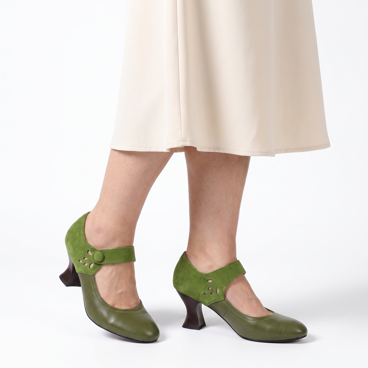 Aveline shoes in green