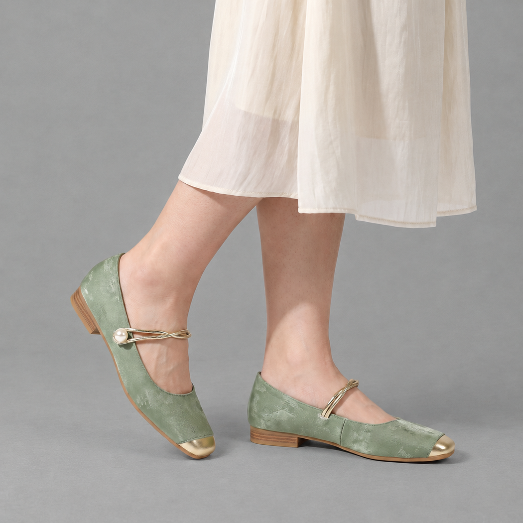 Leonie shoes in green