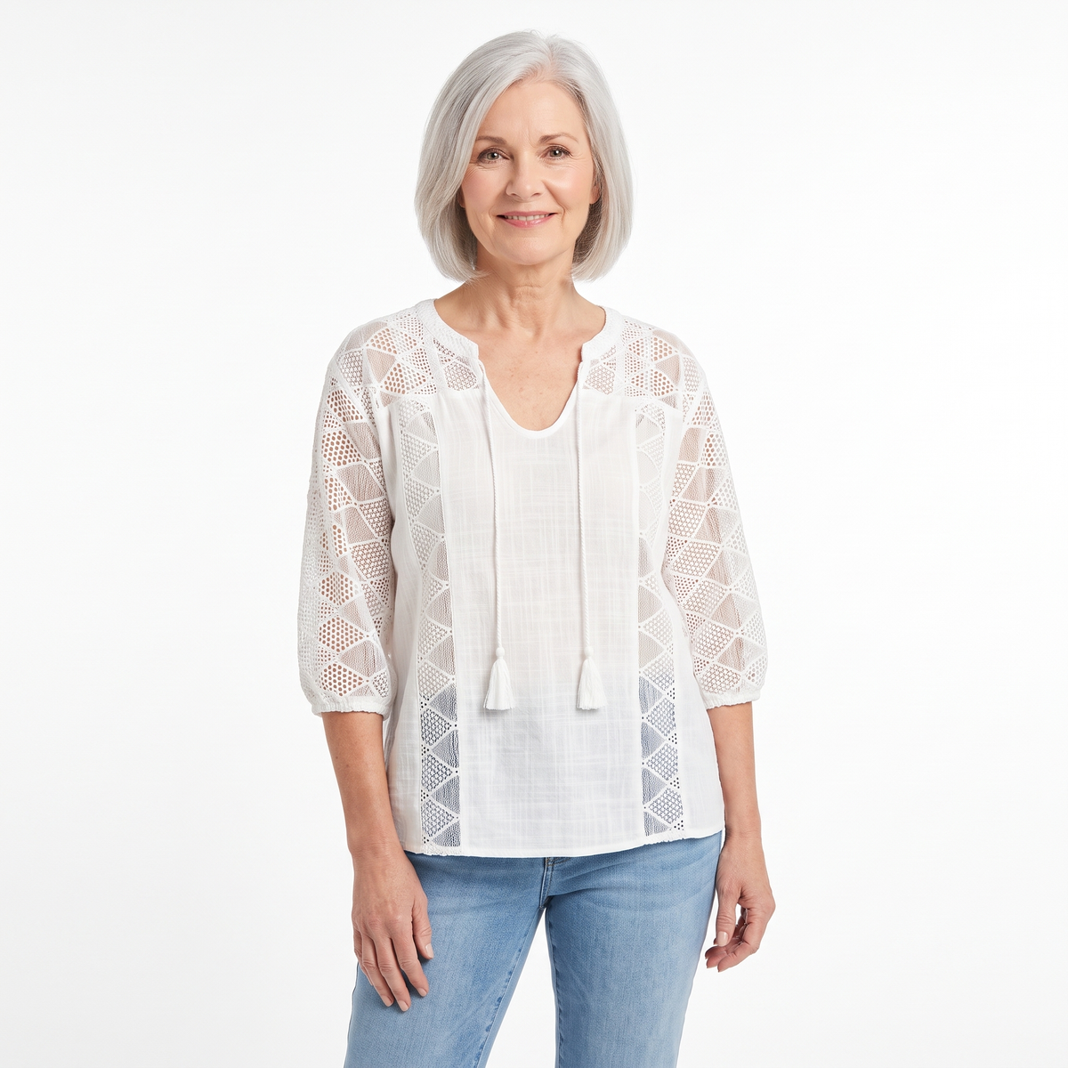 Luna blouse in white