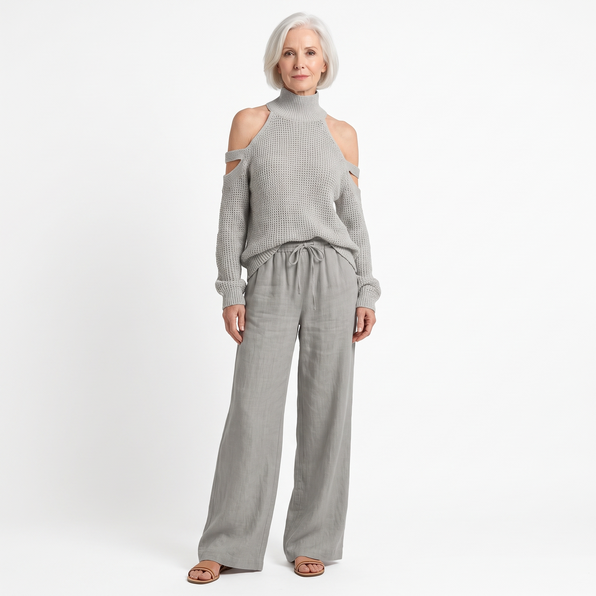 Camilla in grey