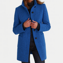 Eleanor Coat in royal blue