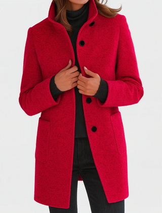 Eleanor Coat in red