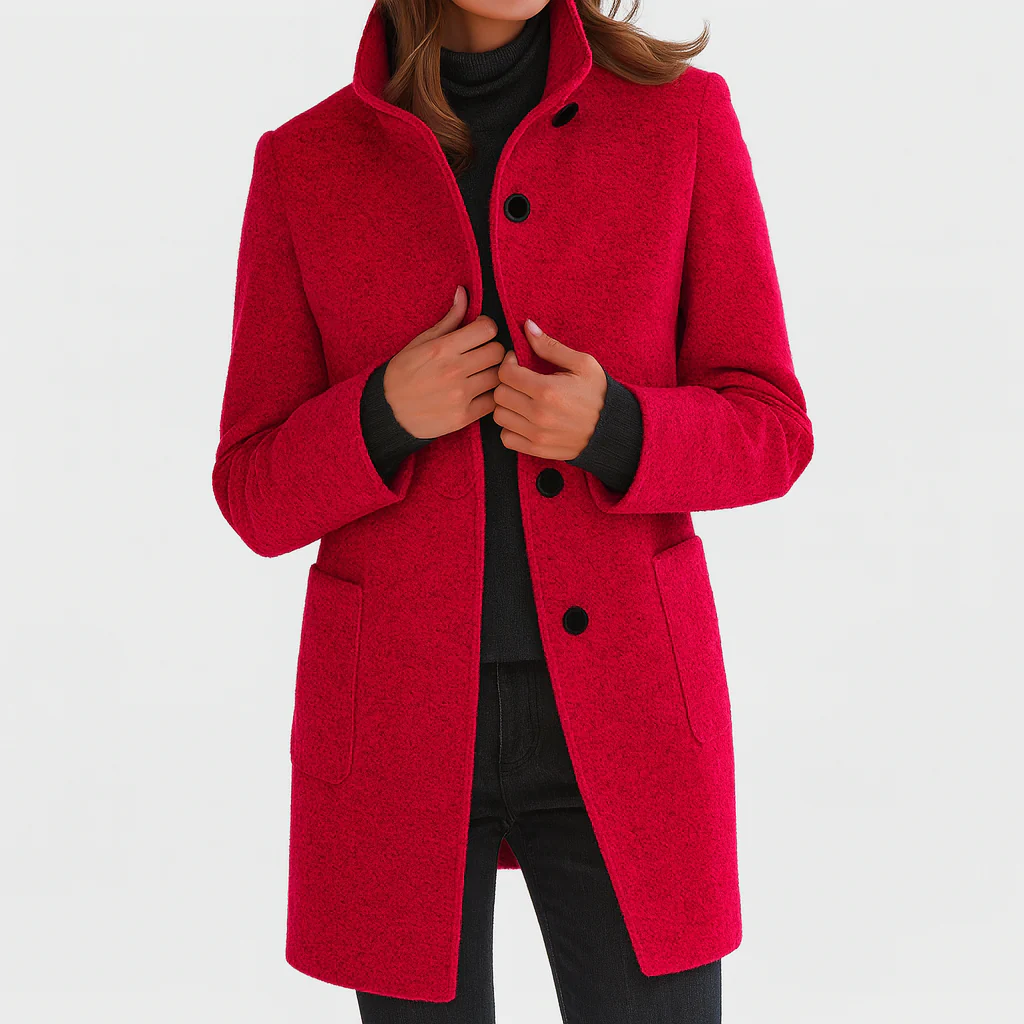 Eleanor Coat in red