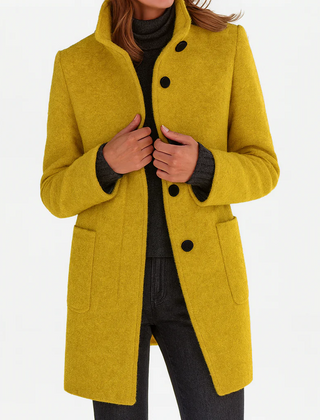 Eleanor Coat in mustard
