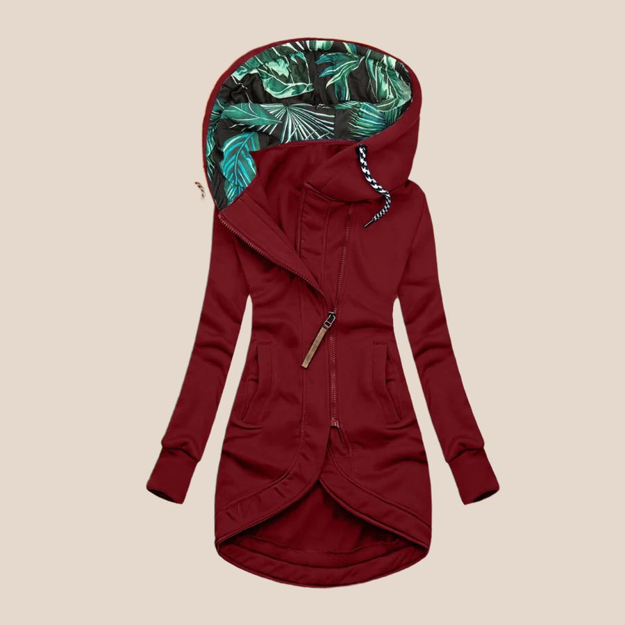 Ingrid | Light Warm Padded Jacket - Red