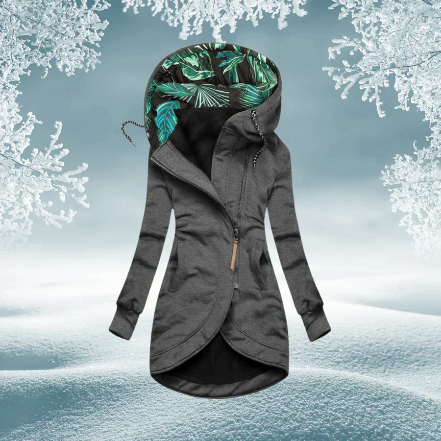 Ingrid | Light Warm Padded Jacket - Gray