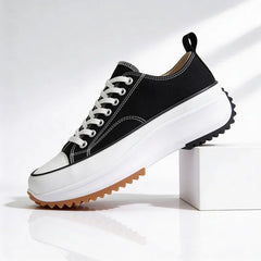 Luna platform orthopedic sneakers in black
