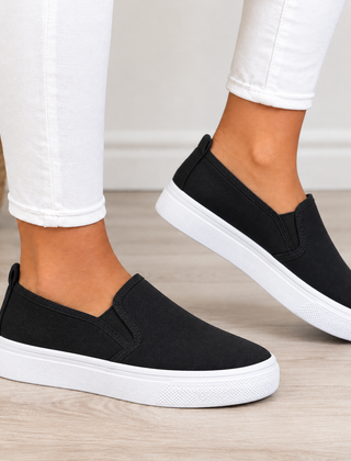 Marlowe orthopedic comfort loafers in black