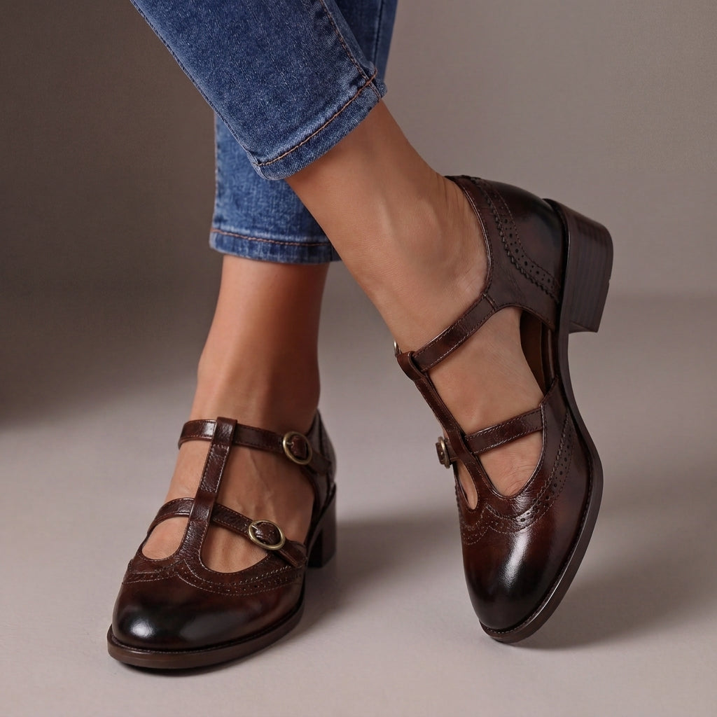 Lucetta | Brogue Mary Janes