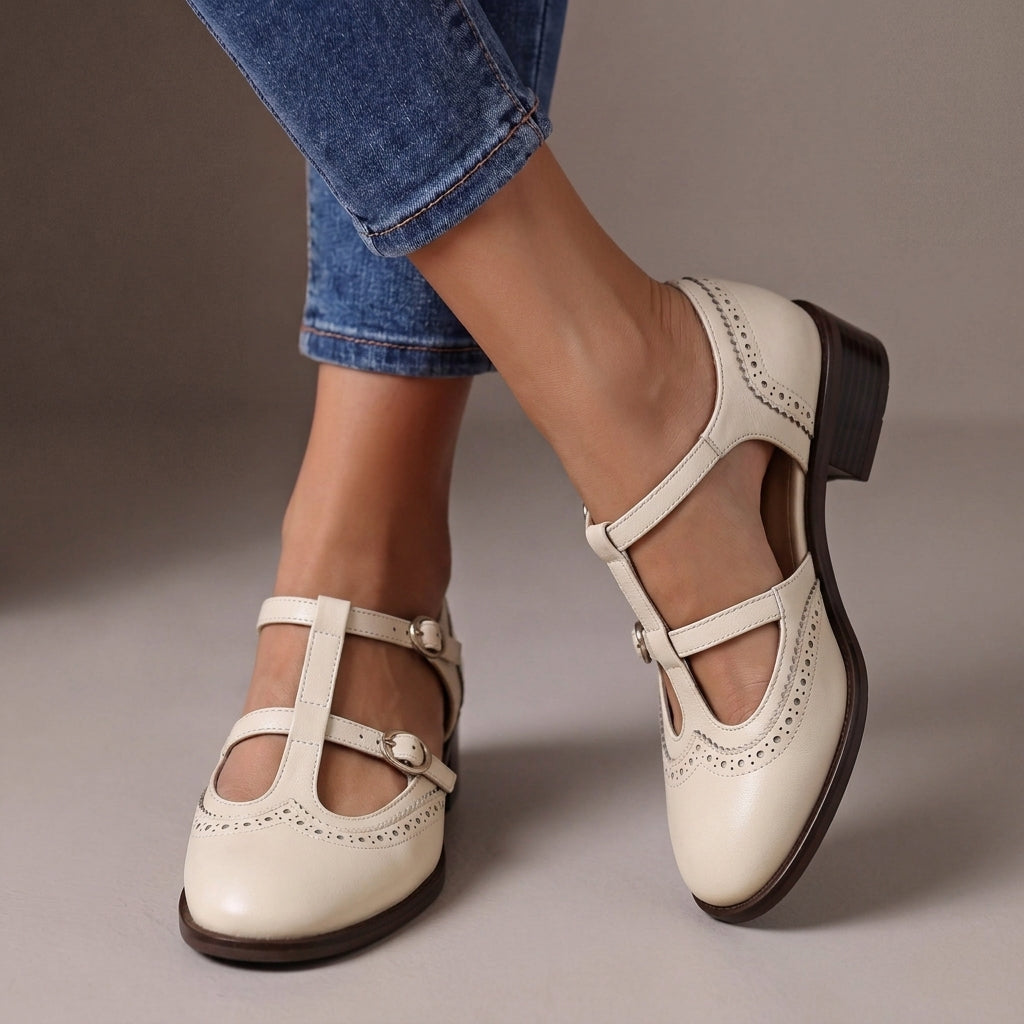 Lucetta | Brogue Mary Janes