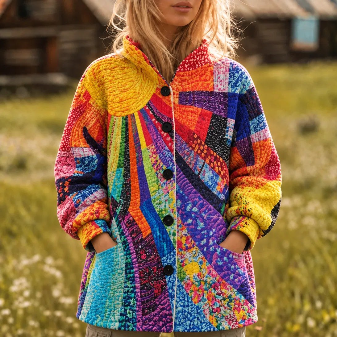 Audrey Quilted Patchwork Jacket