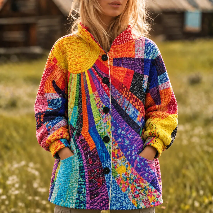 Audrey Quilted Patchwork Jacket