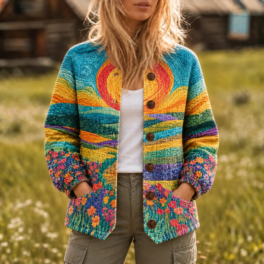 Arlene Quilted Meadow Jacket