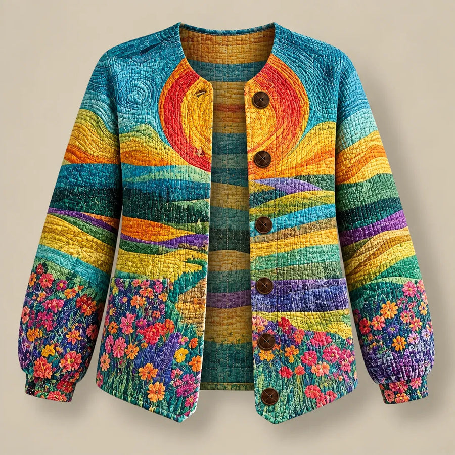 Arlene Quilted Meadow Jacket