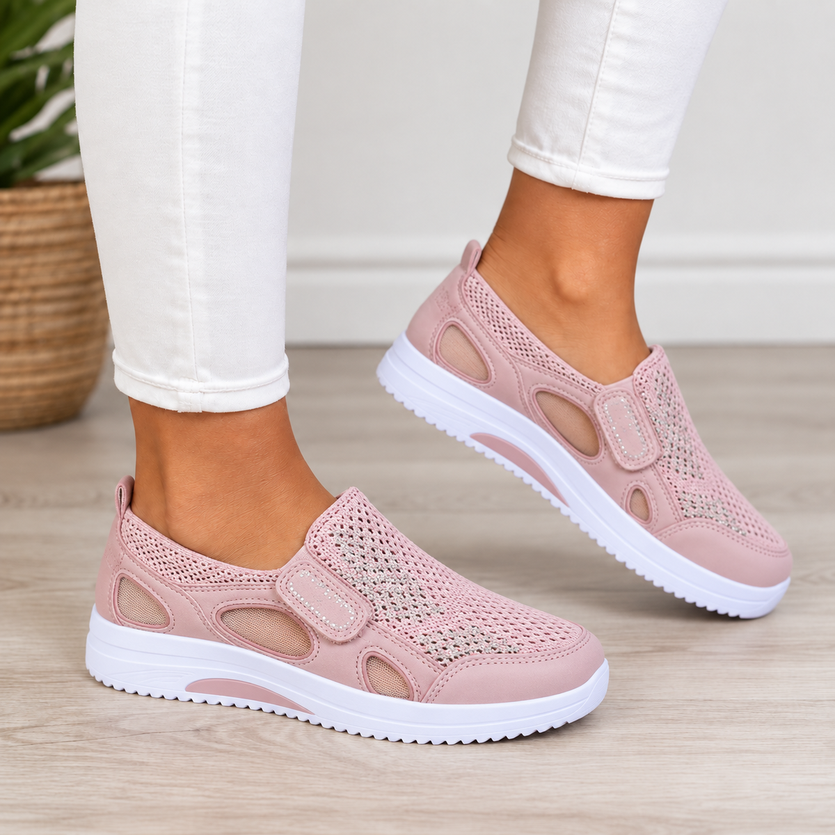 Romy orthopedic comfort sneakers in pink