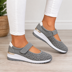 Sienna orthopedic comfort wedges in gray