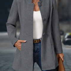 Martha | Timeless Elegant Coat - Gray