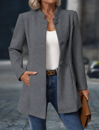 Martha | Timeless Elegant Coat - Gray
