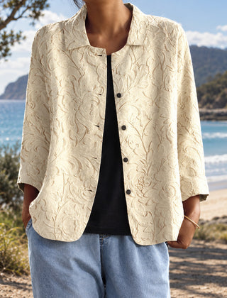 Sylvia Blazer in cream
