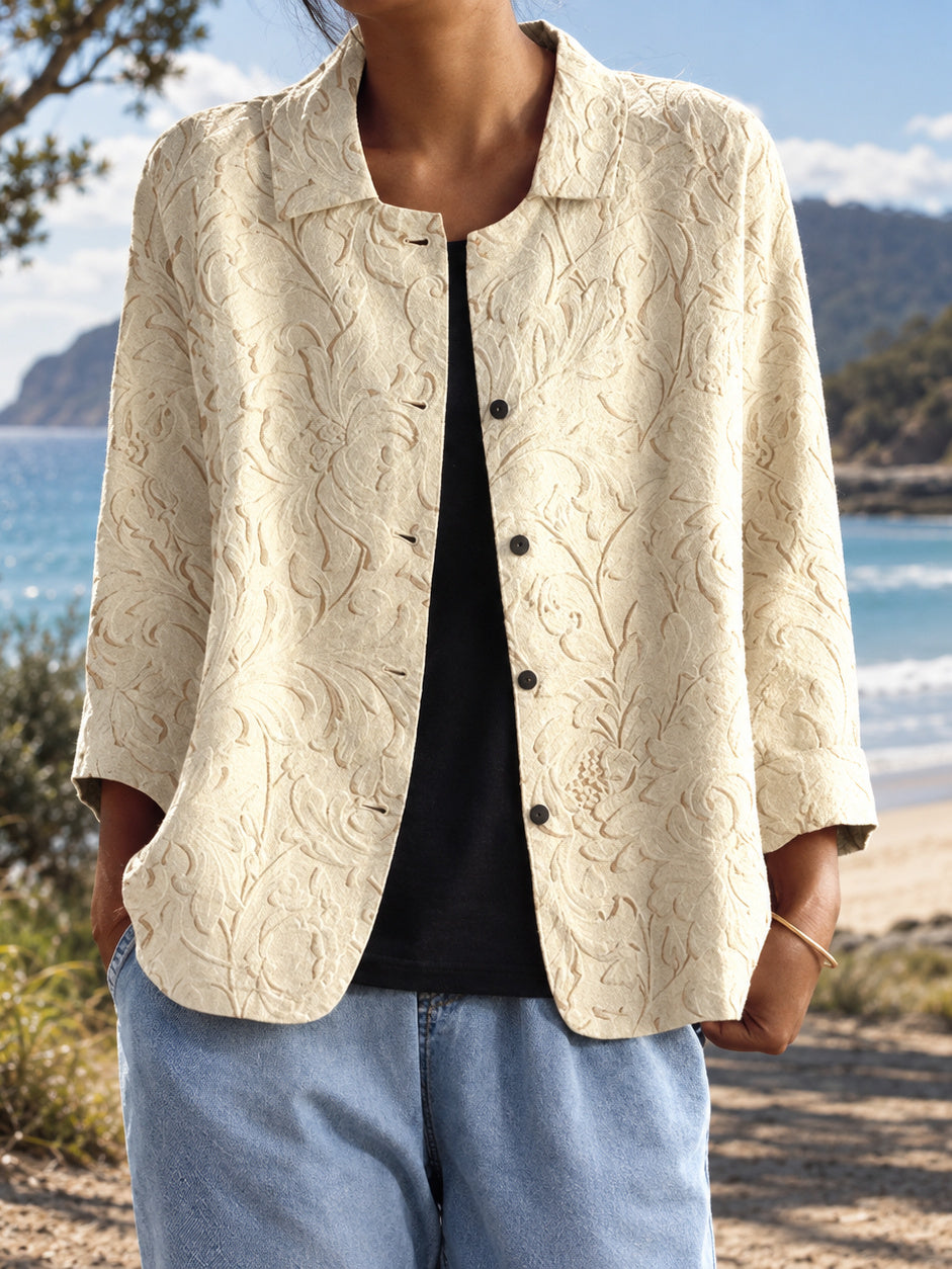 Sylvia Blazer in cream
