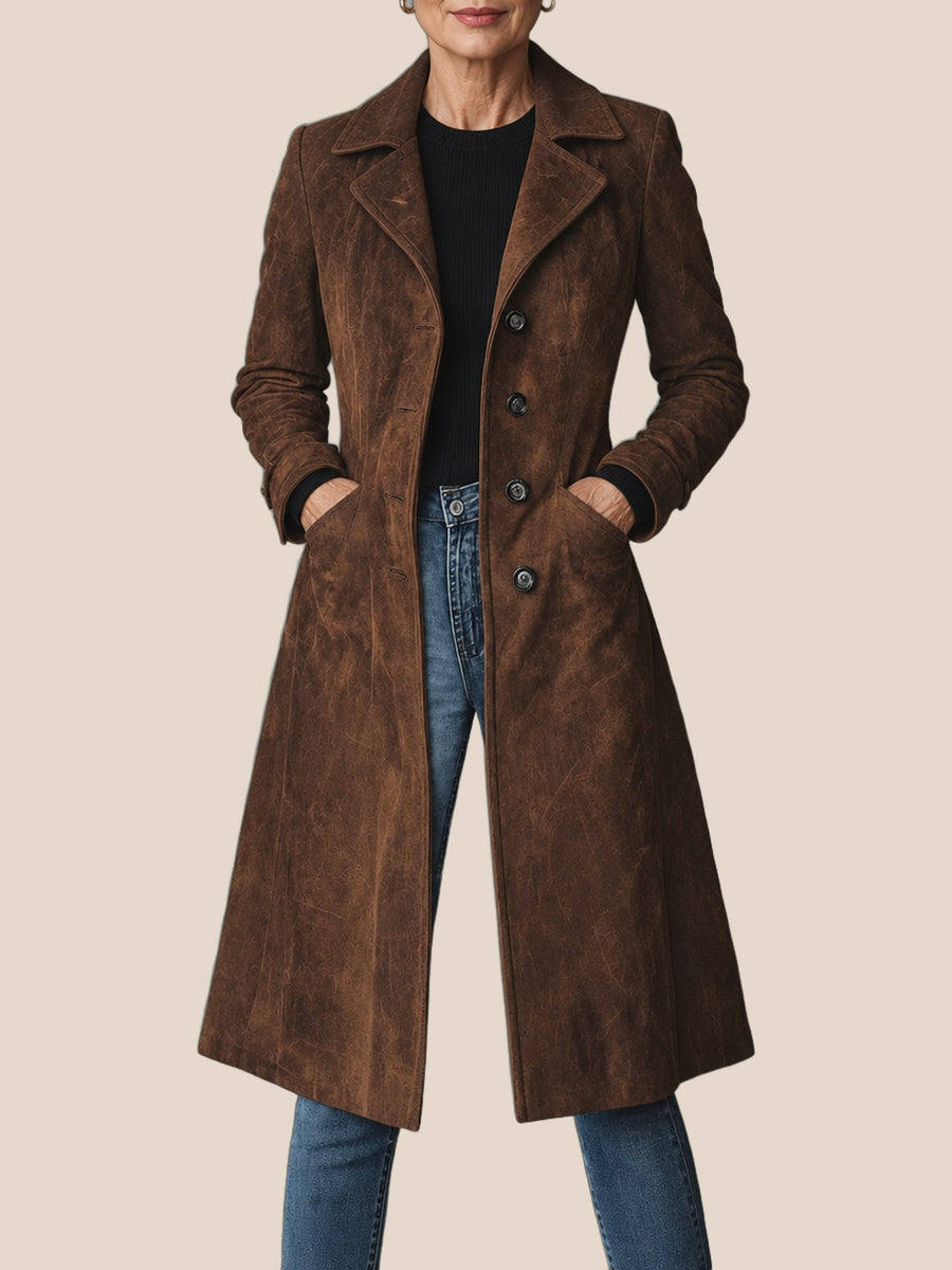Eloise Brushed Midi Coat