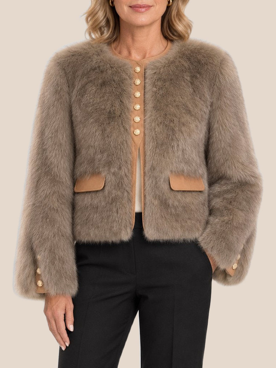 Solene Elegant Cropped Jacket