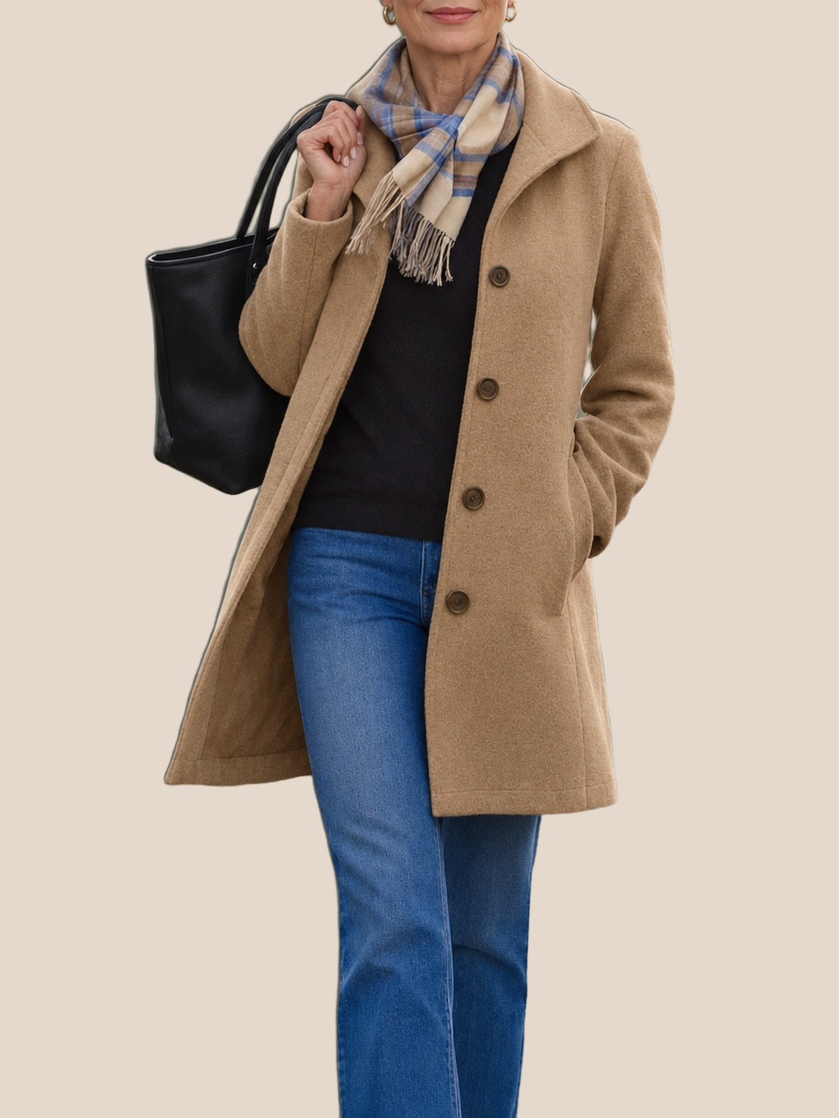Renee Everyday Button Coat