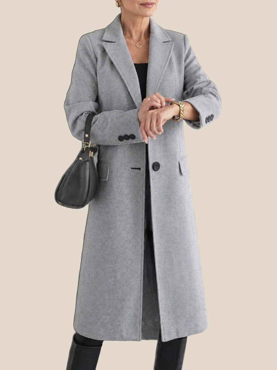 Yvette Sophisticated Long Coat