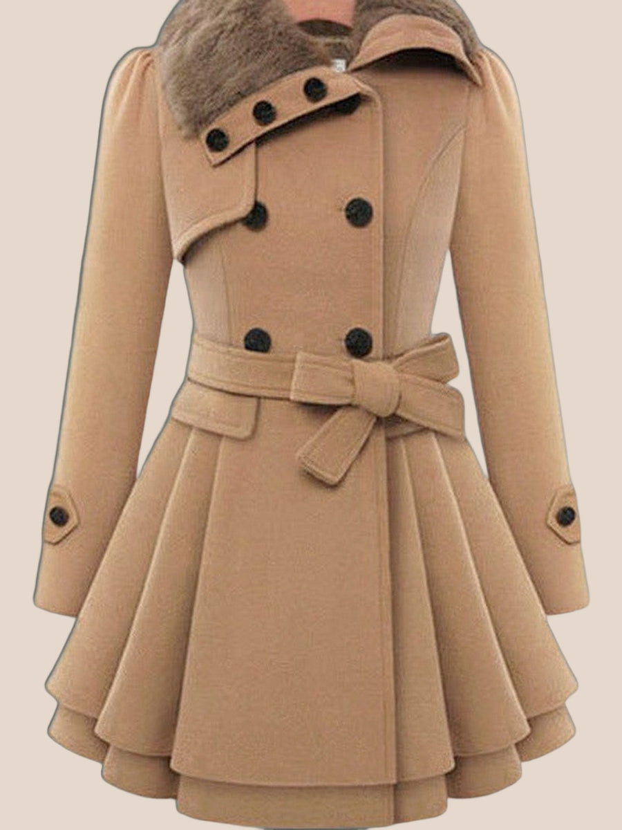 Pascale Fitted Midi Coat