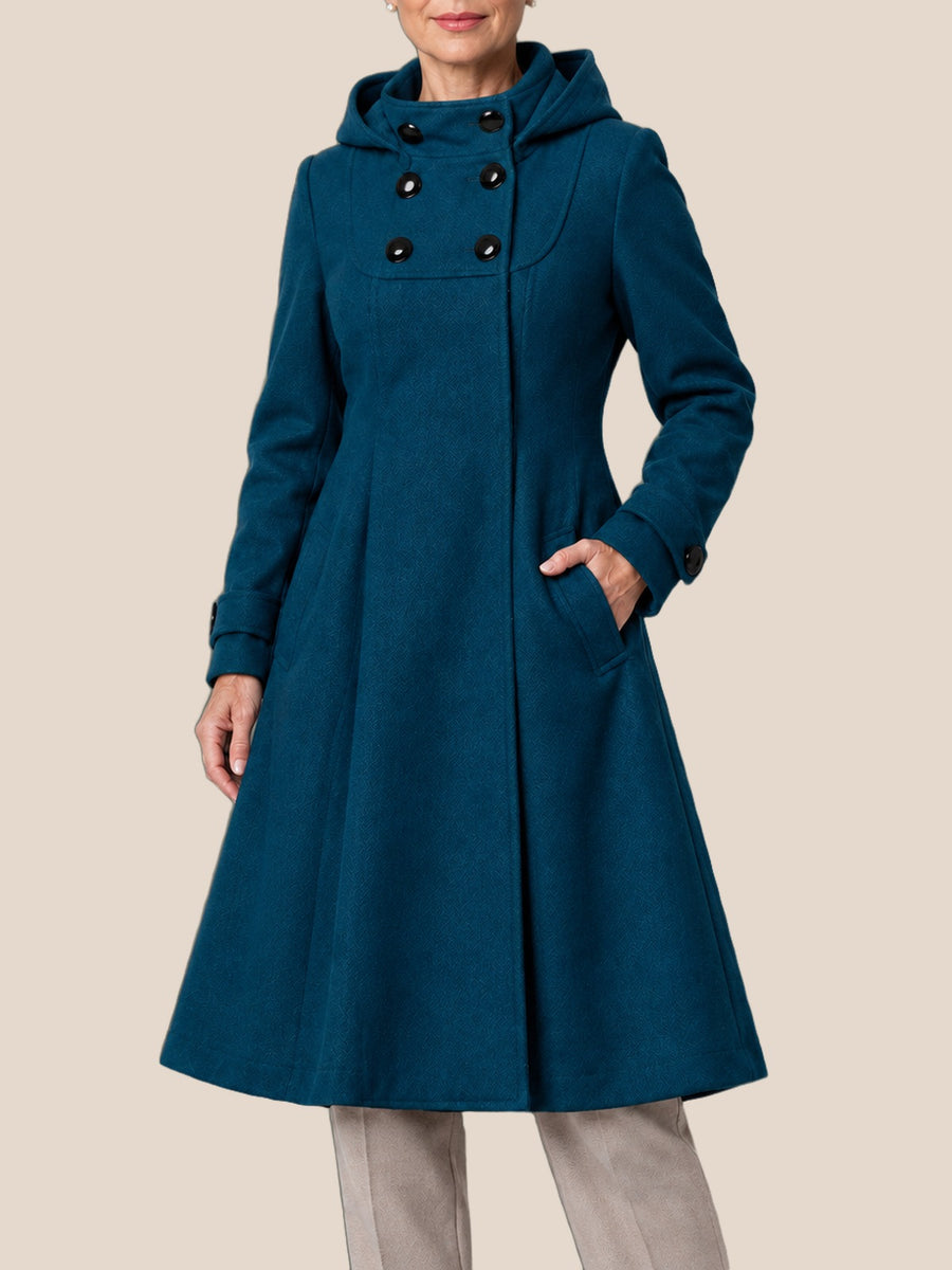 Ginette Hooded Swing Coat